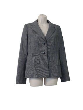 Classiques Entier Atelier Black Wool Blend Suit Blazer Women Size 4 Office Chic